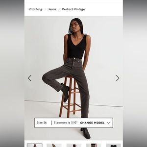 Madewell High Rise Perfect Vintage Jeans, 28